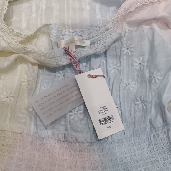 LoveShackFancy Begonia Multicolored long Dress Med - Picture 4 of 5